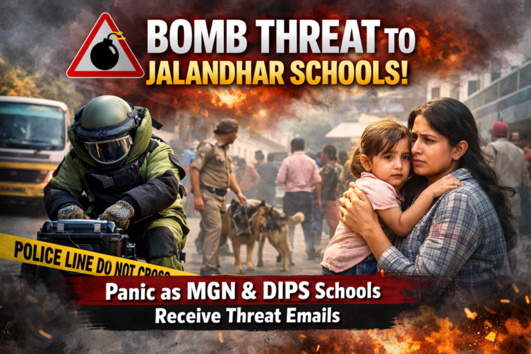 JALANDHAR SCHOOLS BOMB THREATS BOMB THREATS