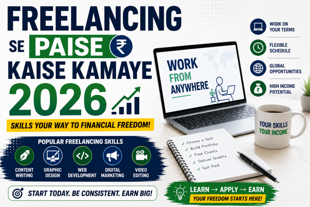 freelancing se paise kaise kamaye 2026